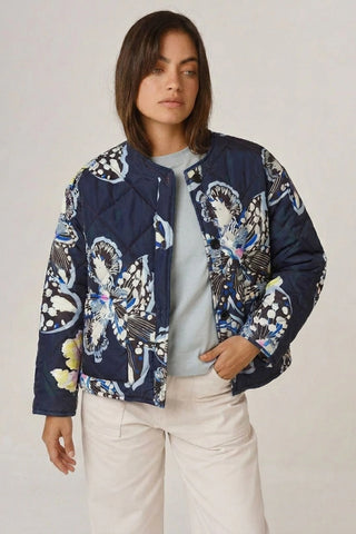 Campera Aviñon Chicharrita Blue/Pitón Tostado