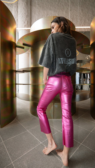 PANTALÓN RACHEL METALLIC - PINK