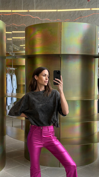 PANTALÓN RACHEL METALLIC - PINK