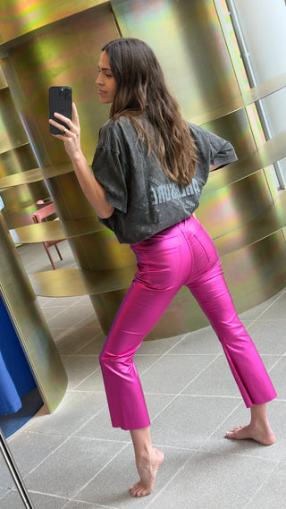 PANTALÓN RACHEL METALLIC - PINK