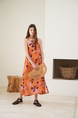 VESTIDO JOAQUINA - TOSCANA NARANJA