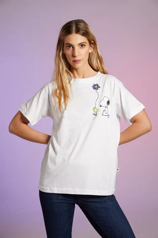 REMERA SNOOPY OFF WHITE