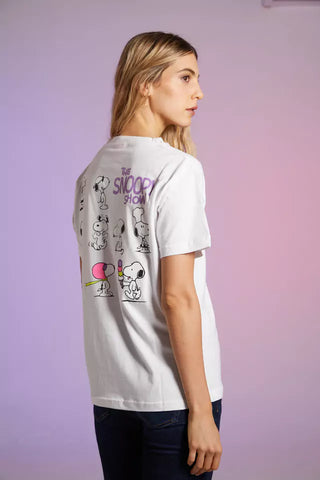 REMERA SNOOPY OFF WHITE