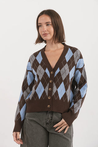 cardigan Rombo