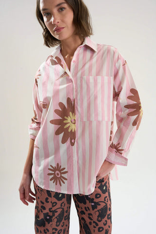 Camisa Carmen Chily Rosa