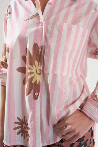 Camisa Carmen Chily Rosa