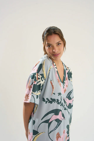 Vestido Paz Mucho Mucho Eucalipto