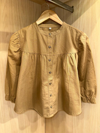 Camisa Valery en Gabardina - Verde Aqua claro