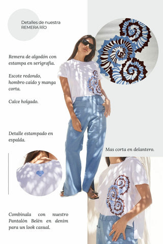 REMERA RÍO - CARACOL CELESTE