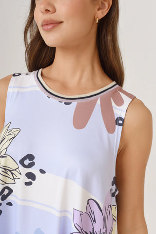 Vestido Tulum Amorcito Corazón Celeste