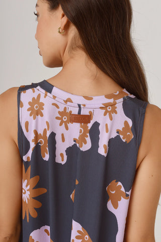 Vestido Kahlo Love Tostado