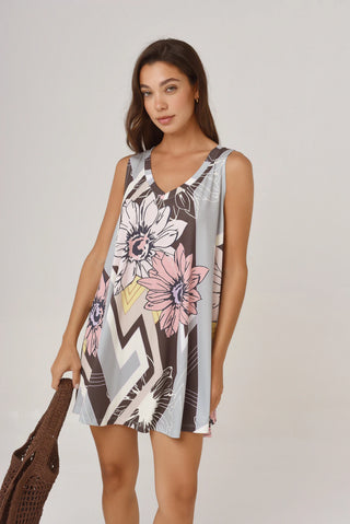 Vestido Kahlo Jalisco Plomo