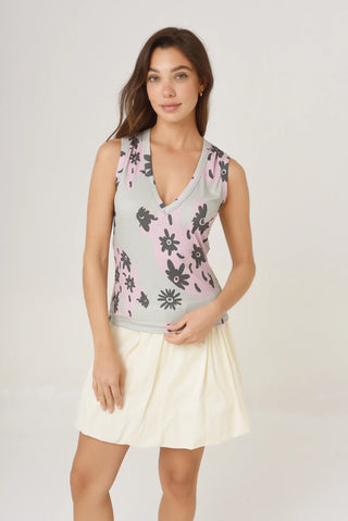 Musculosa Paz Love Eucalipto