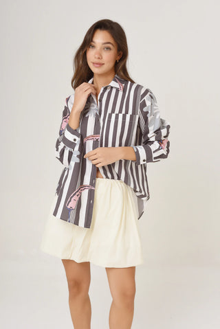 Camisa Carmen Chily Plomo