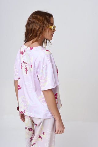 Remera Amapola Pitón Pink