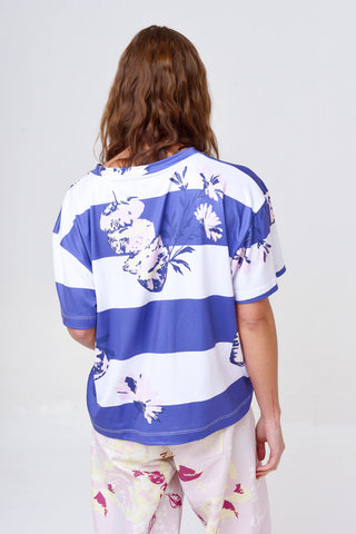 Remera Amapola Flor Blue