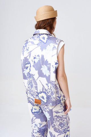 Chaleco Jacinta Fresa Crudo
