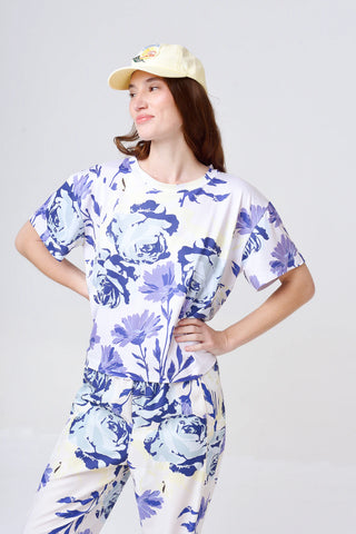 Remera Amapola Botánico Crudo
