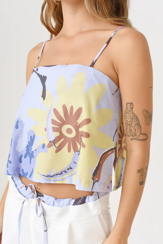 Top Carmen Mucho Mucho Celeste