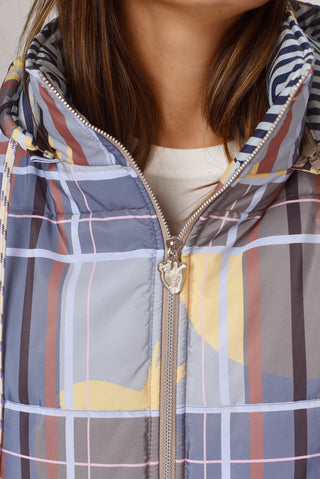Puffer Guernica Tartán Celeste