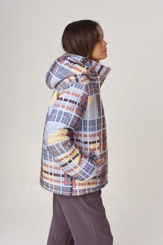 Puffer Guernica Tartán Celeste