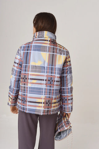 Puffer Guernica Tartán Celeste