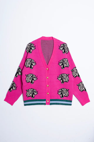 Cardigan Block Tiger
