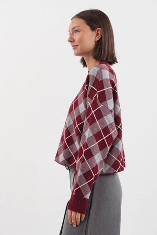 Sweater DIAMOND Bordo