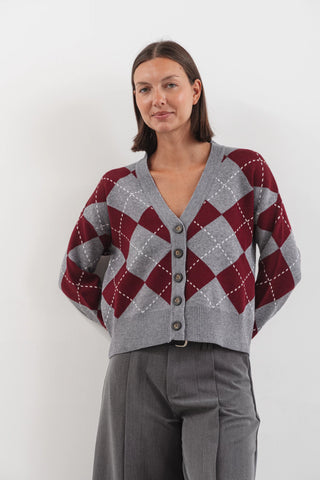 Cardigan PHUKET Bordo