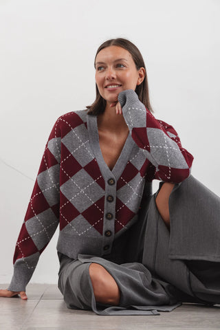 Cardigan PHUKET Bordo