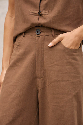 Pantalón Antonia Chocolate