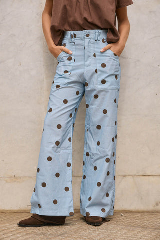 Pantalón ZOE - Celeste