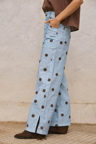 Pantalón ZOE - Celeste