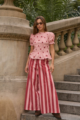 Remera BRISA Rosa/bordo