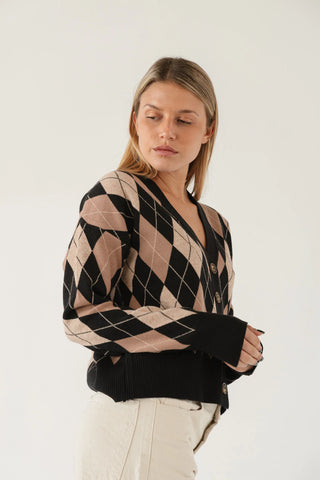 cardigan Rombo