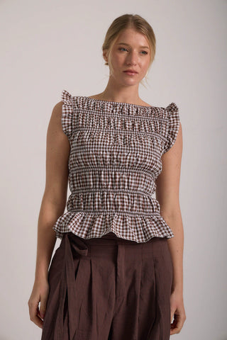 Blusa Meli - Beige