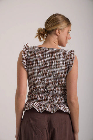 Blusa Meli - Beige