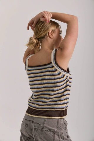 Musculosa Milena - Chocolate/Crudo
