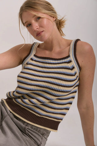Musculosa Milena - Vison/Amarillo