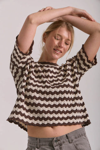 Remera Katy - Negro/Crudo
